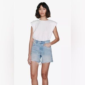 Anine Bing Kat Short in Easy Blue Size 28.